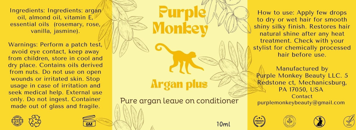 Argan oil formula designed to hydrate and soften dry, rough hair.