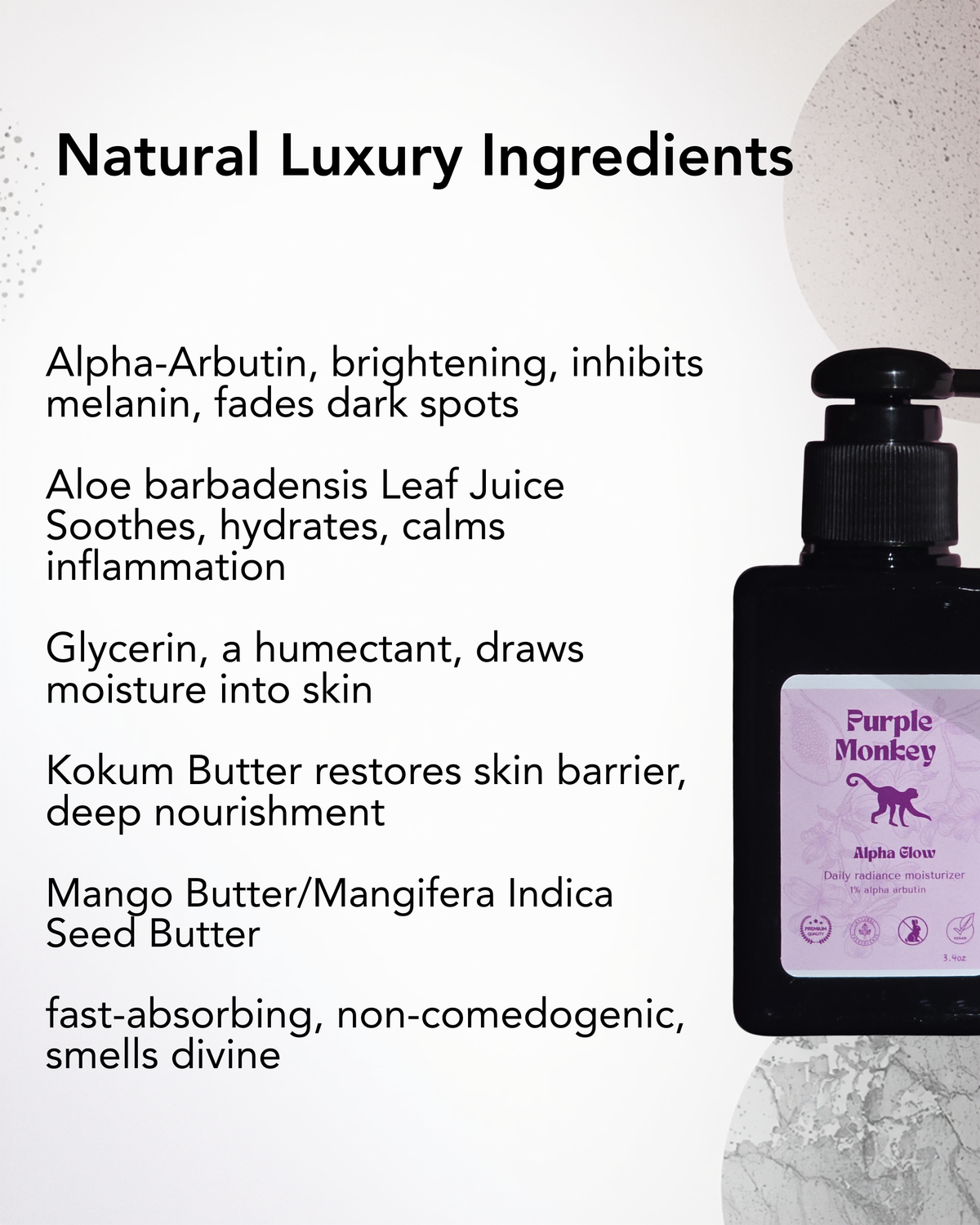 Alpha Glow brightening face cream for improved skin tone and glow