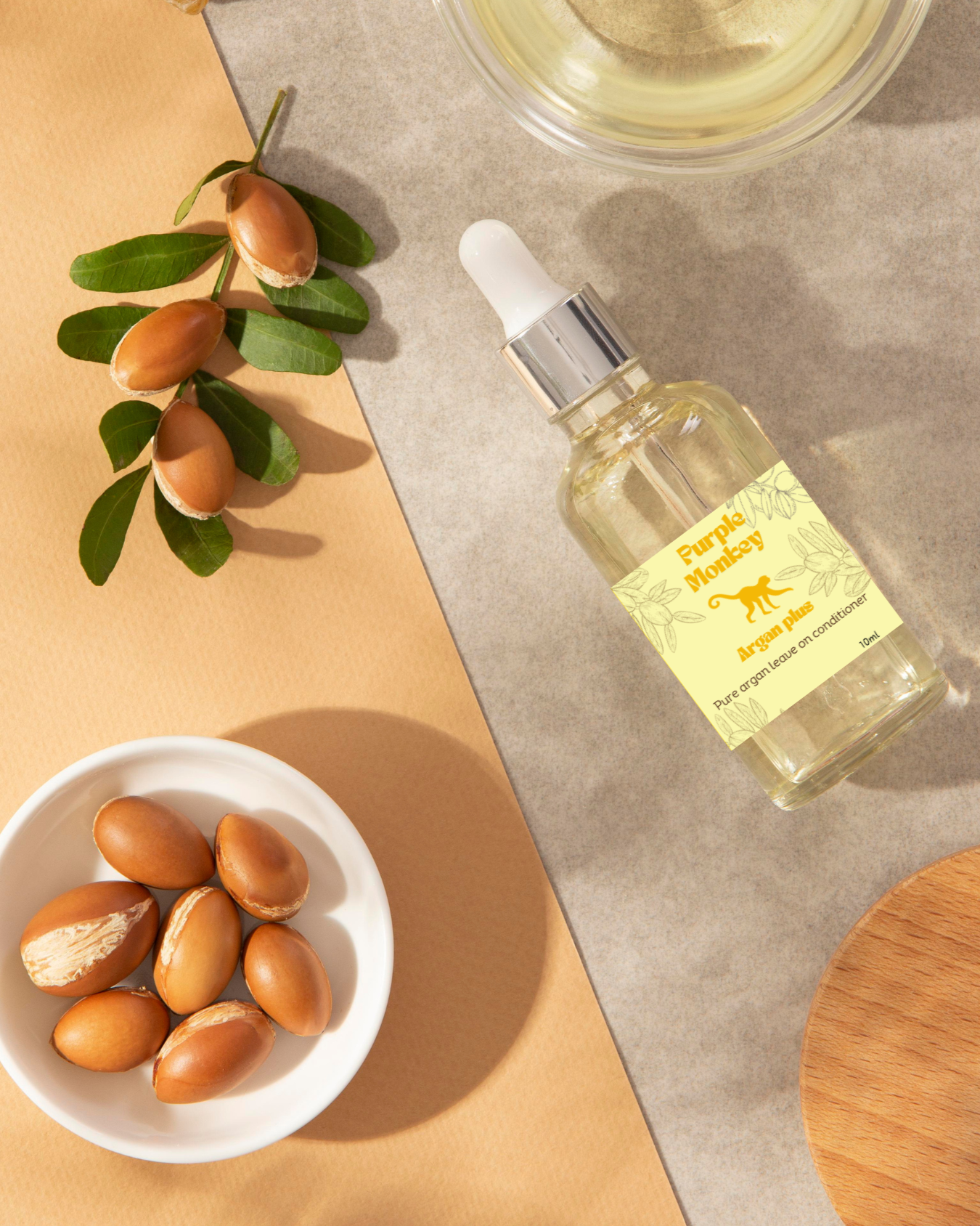 Argan Plus repair oil that strengthens brittle hair and boosts shine.